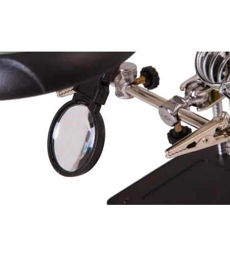 Galda Lupa & Konstruktors ar Apgaismojumu un Lokano Stiprinājumu Levenhuk Zeno D11 PLUS (2