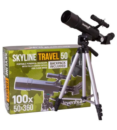 Telescope Levenhuk Skyline Travel 50 50/360 <135x with included backpack
