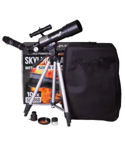 Teleskopas Levenhuk Skyline Travel Sun 50 50/360 <135x su kuprine ir saulės filtru