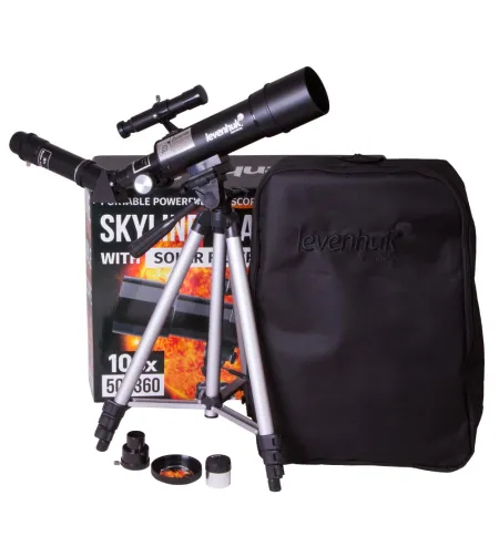Telescope Levenhuk Skyline Travel Sun 50 50/360 <135x with included backpack and sun filte