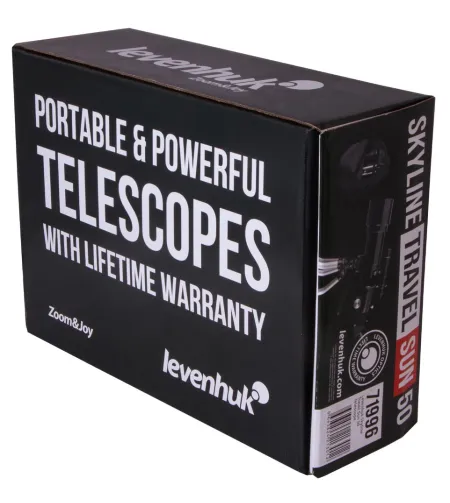 Telescope Levenhuk Skyline Travel Sun 50 50/360 <135x with included backpack and sun filte