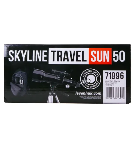Telescope Levenhuk Skyline Travel Sun 50 50/360 <135x with included backpack and sun filte