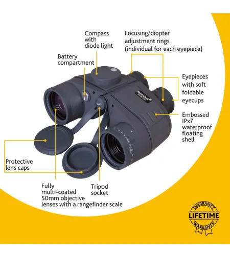 Binokkel Levenhuk Nelson 7 x 50