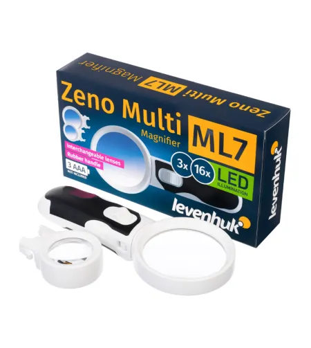 Levenhuk Zeno Multi ML7 Magnifier 3x, 16x