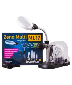 Levenhuk Zeno Multi ML17 Black Magnifier 2/5/16x