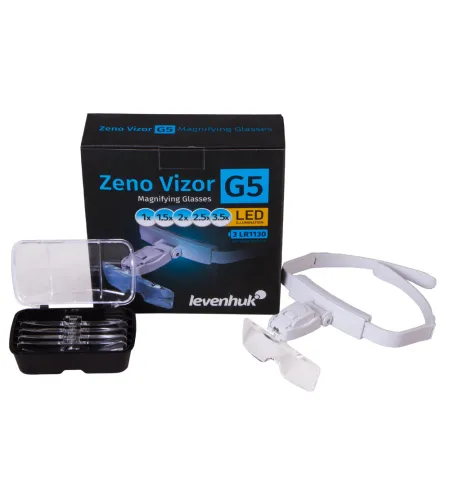 Levenhuk Zeno Vizor G5 Magnifying Glasses 1/1.5/2/2.5/3.5x