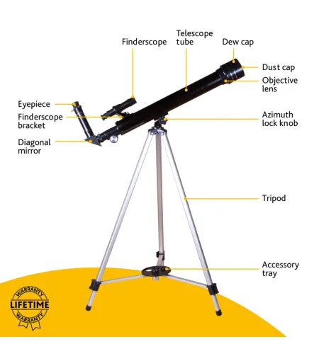 Telescope Levenhuk Skyline BASE 50T 50/600 30-150x