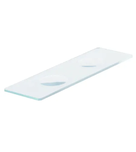 Levenhuk G50 2H Double Cavity Blank Slides, 50 pcs
