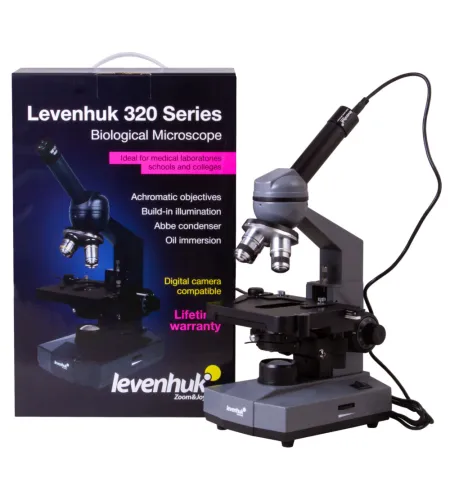 Цифровой монокулярный микроскоп Levenhuk D320L BASE 3M
