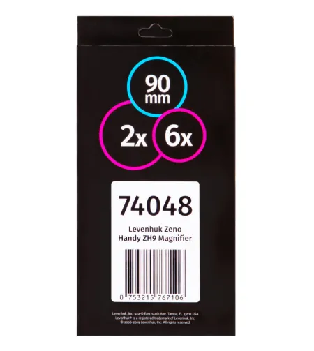 Palielināmais Stikls Levenhuk Handy ZH9 90mm 2x-6x