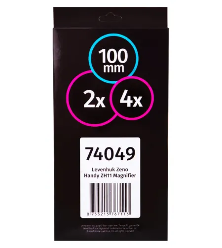Levenhuk Handy ZH11 Luup 100mm 2x-4x
