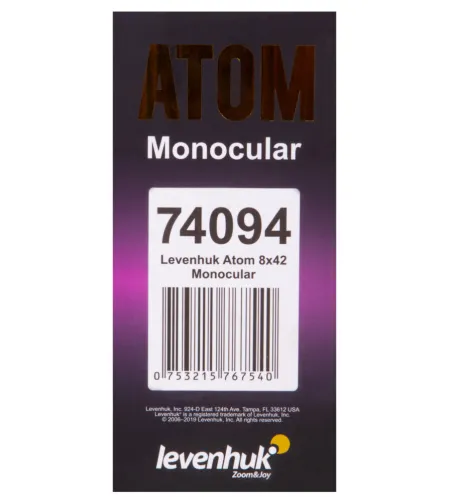Монокуляр Levenhuk Atom 8x42