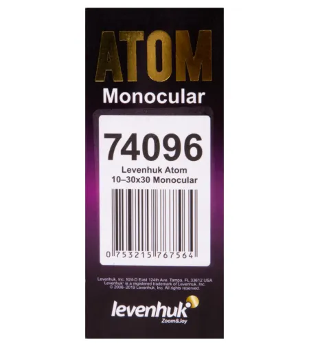 Levenhuk Atom 10–30x30 Monocular