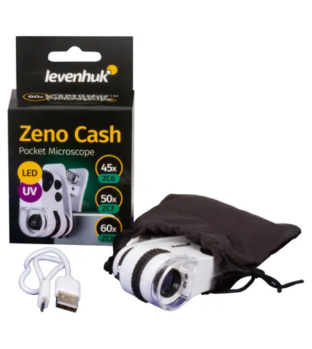 Kišeninis Mikroskopas Levenhuk Zeno Cash ZC6 45x