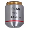 Levenhuk MED 4x Infinity Plan Akromaatiline eesmärk