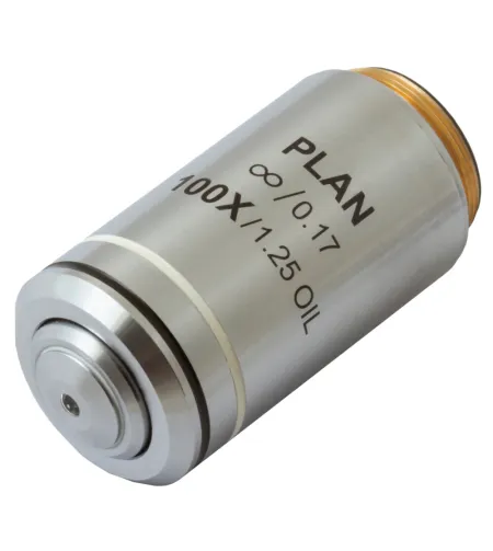 Levenhuk MED 100x Infinity Планахроматический объектив