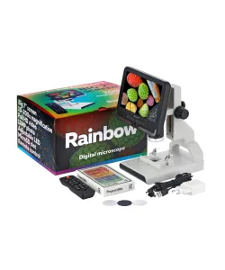 Mikroskops, Levenhuk Rainbow DM700 LCD digitālais, 10x–200x