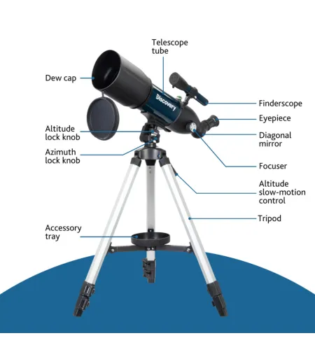 Discovery Sky Trip ST80 teleskoop koos raamatuga