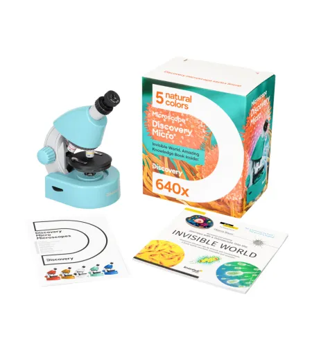 Mikroskopas, Discovery Micro Marine, 40x-640x, su knyga