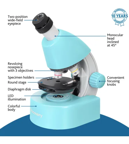 Mikroskopas, Discovery Micro Marine, 40x-640x, su knyga
