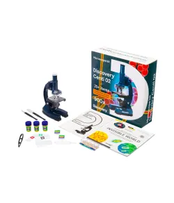 Mikroskopas, Discovery Centi 02, 100x-900x, su knyga