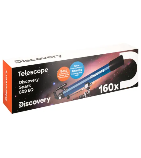 (RU) Discovery Spark 809 EQ Telescope with book