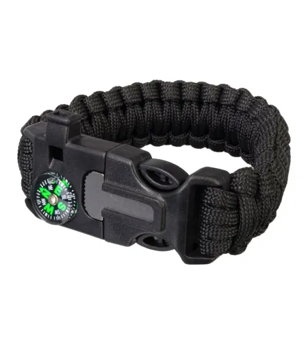 Levenhuk LabZZ FL5 Must tulekiviga käevõru