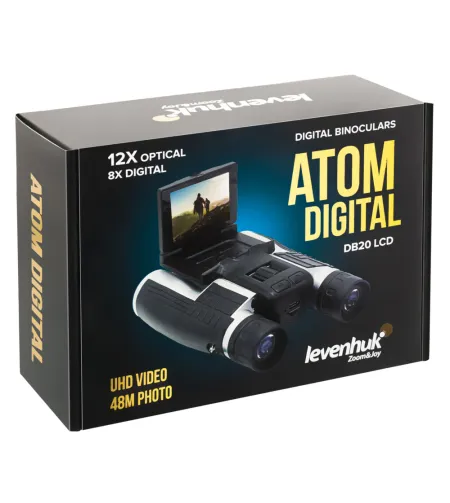 Digitālais/optiskais binoklis Levenhuk Atom DB20 LCD