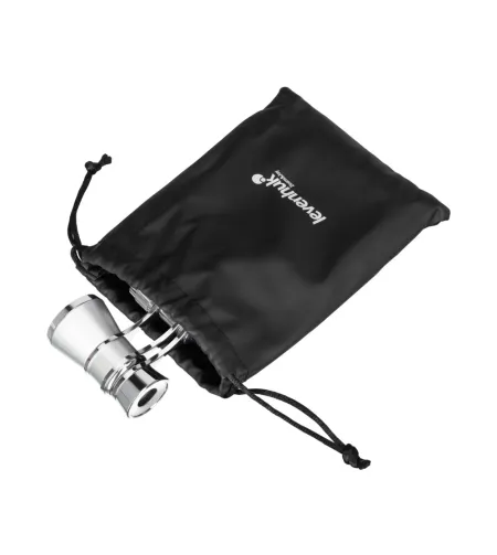 Teātra binoklis, sudraba ar ķede Levenhuk Broadway 325B