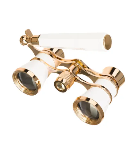 Levenhuk Broadway 325E Lorgnette Opera Glasses white