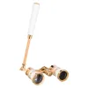 Levenhuk Broadway 325E Lorgnette Opera Glasses white