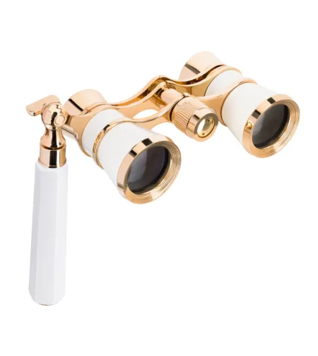 Levenhuk Broadway 325E Lorgnette Opera Glasses white
