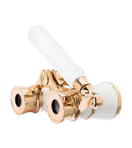 Levenhuk Broadway 325E Lorgnette Opera Glasses white