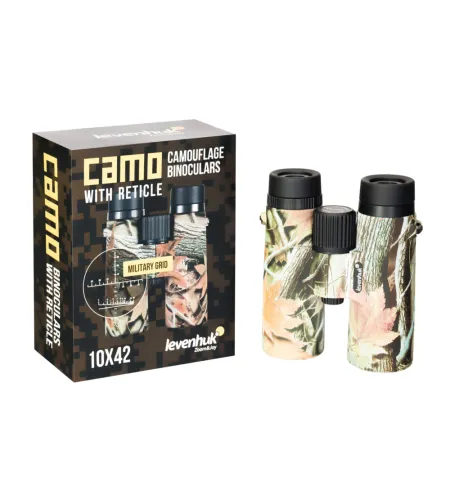 Levenhuk Camo Dots 10x42 binokkel koos võrega