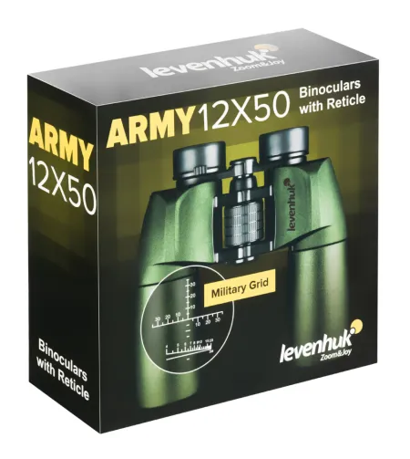 Levenhuk Army 12x50 Binoculars with Reticle