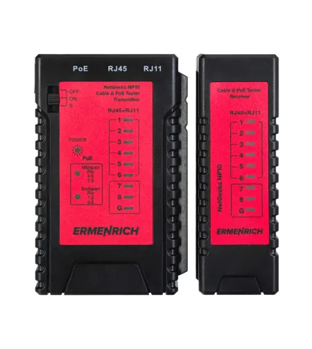 Ermenrich NetGeeks NP10 Cable & PoE Tester