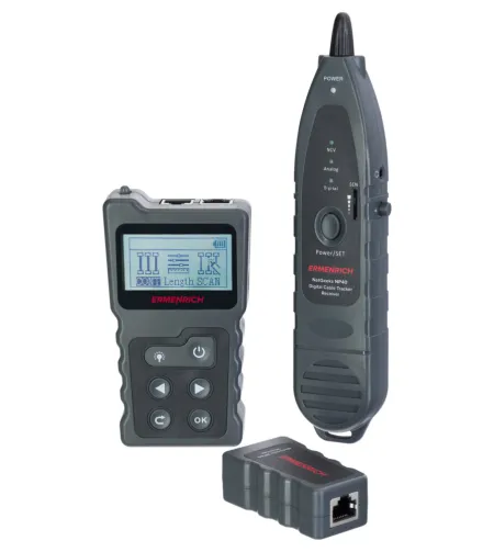 Daudzfunkcionāls kabeļa testeris Ermenrich NetGeeks NP40