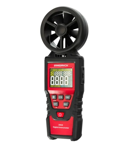 Skaitmeninis anemometras Ermenrich Seek DN30