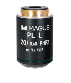 Объектив MAGUS 20HP 20х/0,40 Plan L фазовый PHP2 ∞/1,2 WD 8,0 мм