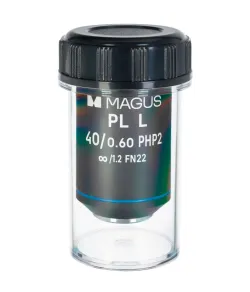 Объектив MAGUS 40HP 40х/0,60 Plan L фазовый PHP2 ∞/1,2 WD 3,5 мм