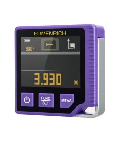 Ermenrich Verk LQ60 digitālais 3-vienā līmeņrādis ar lāzera tālmēru