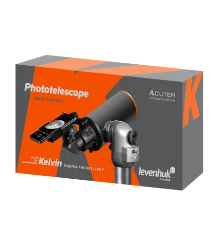 Фототелескоп Levenhuk Kelvin MAK90 AZ GOTO Wi-Fi