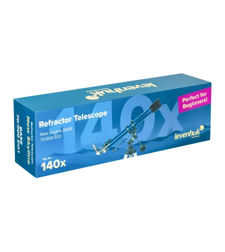 Levenhuk New Skyline BASE 70/900 EQ1 Telescope