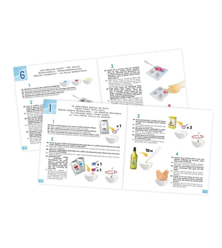 Комплект для экспериментов, шарики для ванны, Buki Mini Lab