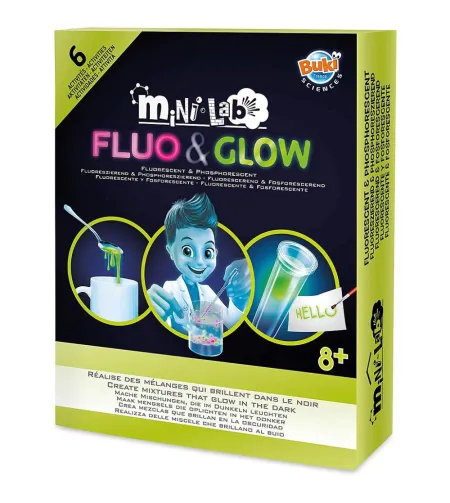 Buki Экспериментальный комплект, Fluo & Glow Mini Lab