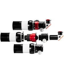 LUNT LS60MT/B1200R&P Daugiafunkcis ED teleskopas, skirtas saulei + naktiniam dangui