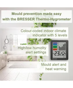 BRESSER Thermo-Hygrometer with Mould Alert