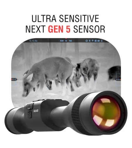 Thermal Rifle Scope MARS 5 EVO 640 3-24x 12 Smart HD ATN