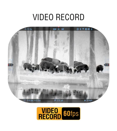 Termālais tēmeklis Mars 5 LRF 640 5-40x 12 MICRON Smart HD ATN