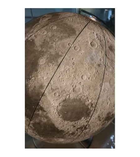 Columbus Moon globe, 40cm, hand finished